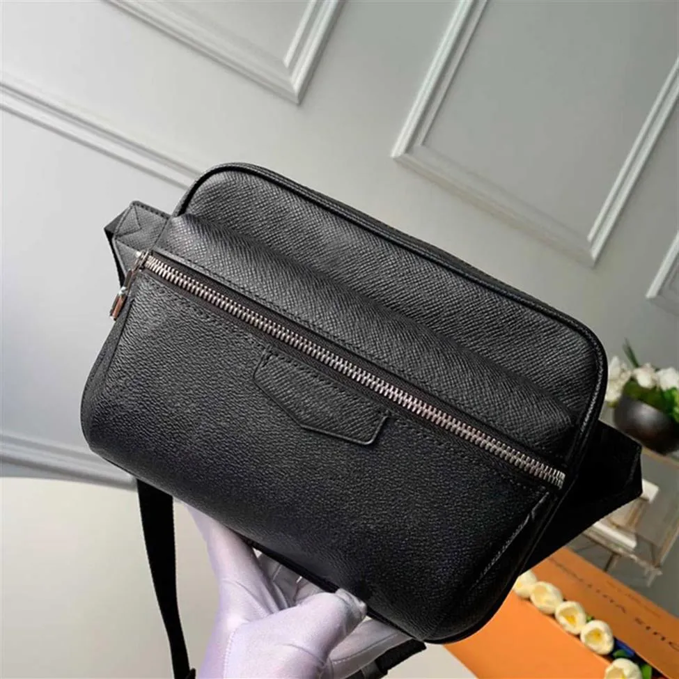 Erkekler için klasik bel çantaları crossbody göğüs çantaları bayanlar açık gerçek deri çanta çanta adam boyutu21 0x 17 0x 5 0 cm276e