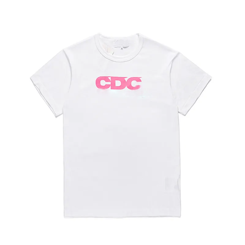 Com mäns t-shirts des Garcons cdg semester hjärta spela t-shirt tee kvinnor vit varumärke social klubb tee ny storlek medium