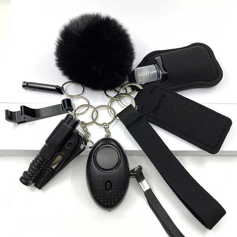 키 링 도매 가격 야외 자기 방어 키 체인 액세서리 자체 방어 키 체인 여성 제품 G230210