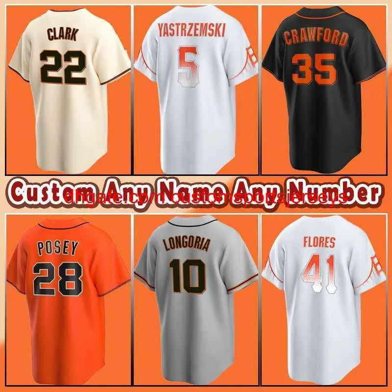 point Evan Longoria Baseball Mike Yastrzemski San Brandon Crawford Francisco Maillots Wilmer Flores Buster Posey Brandon Ceinture Joey Bart Logan Webb Austin Slater