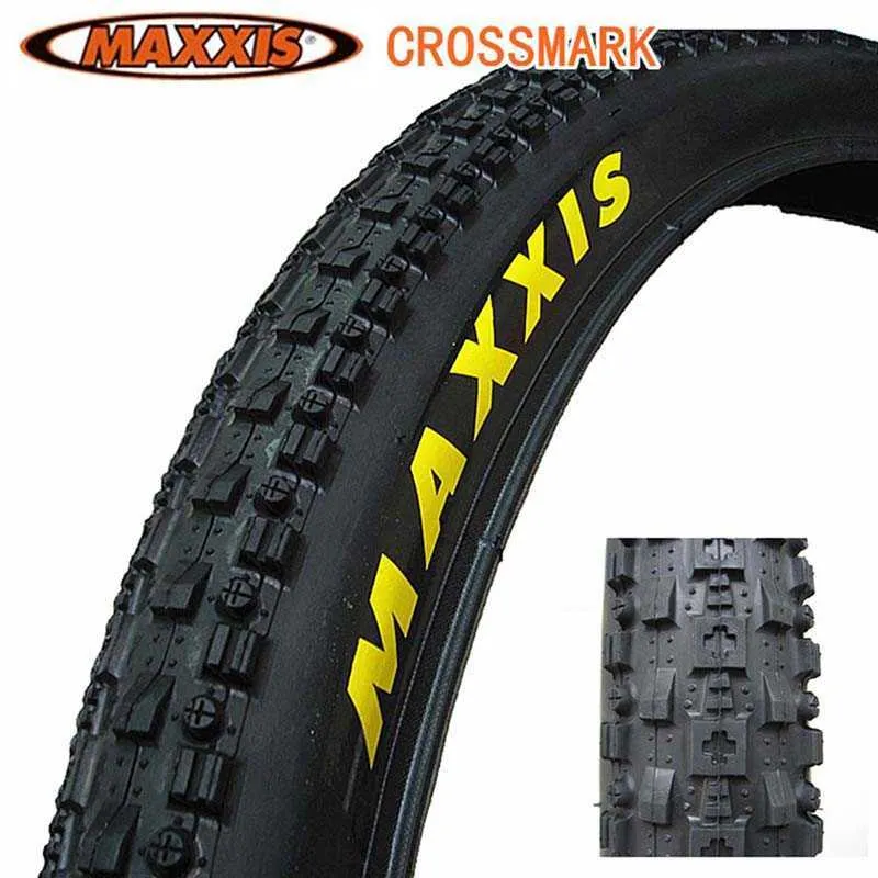 1pc maxxis 26 Crossmark MTB S 26*1,95 26*2,1 26*2,25 27,5*1,95 27,5*2,1 29*2.1 Fio de bicicleta de montanha ultraleve de aço 0213