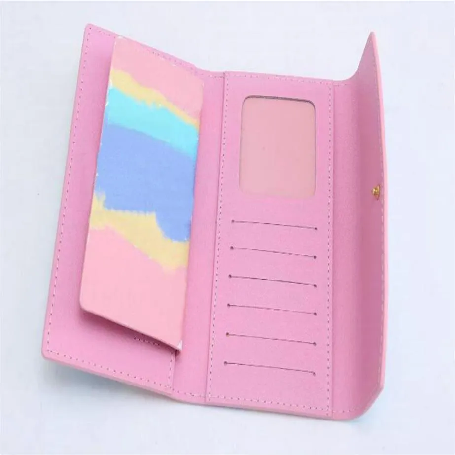 2021ファッション2PCSセットウォレットロングレディース財布財布ファッションハンドクラッチバッグ女性パターンPUレザーパスポートウォレットカードホールド2096