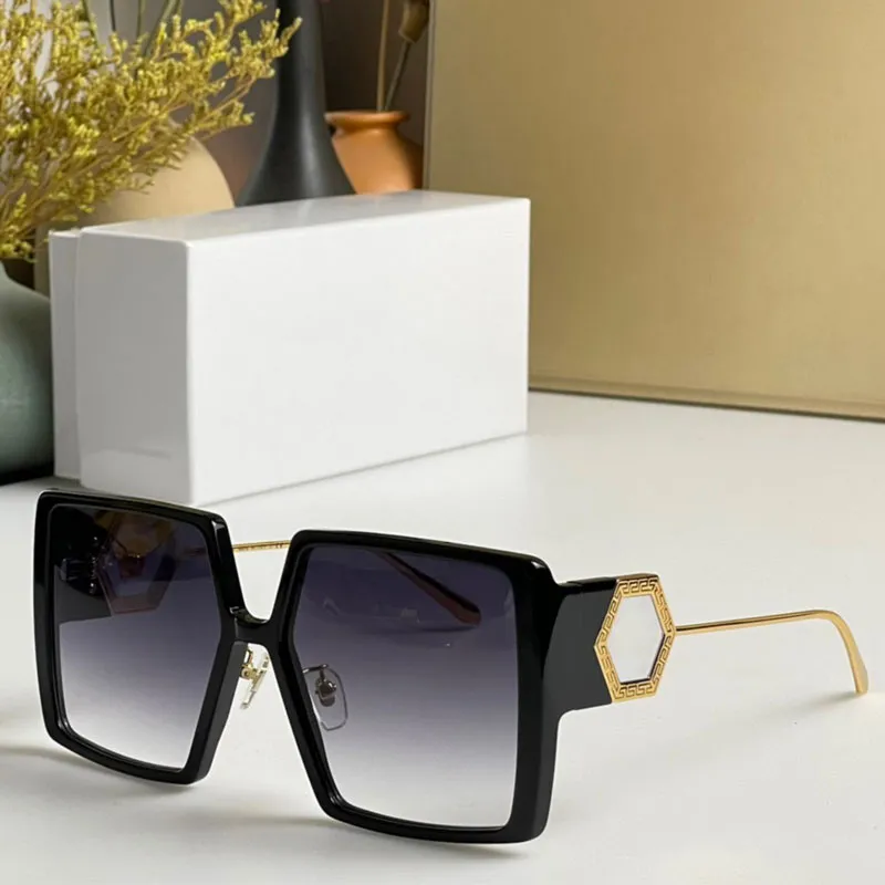 Mode brillen Versage zonnebrillen 4399 Modemerk Designer Heren en dames vierkant grote frame glazen gafas de sol met doos en kas