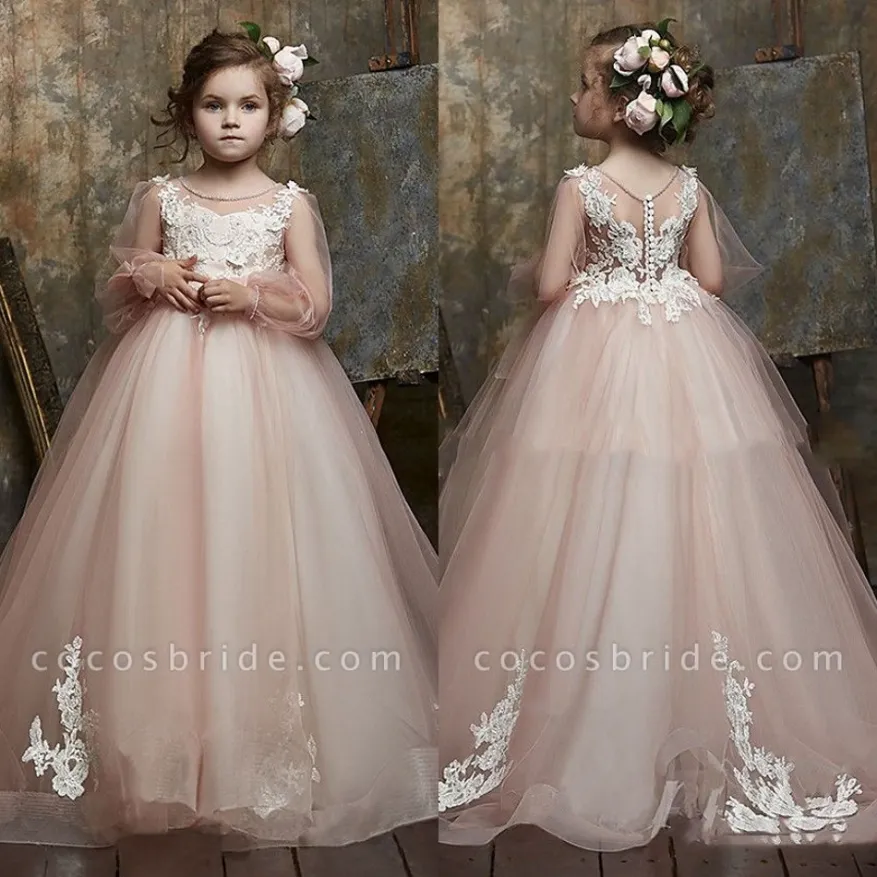 2023 Glitz Princess Little Girls Pageant Dresses Little Baby Camo Flower Girl Dresses لحضور حفل زفاف مع Big Bow BC15126 J0213