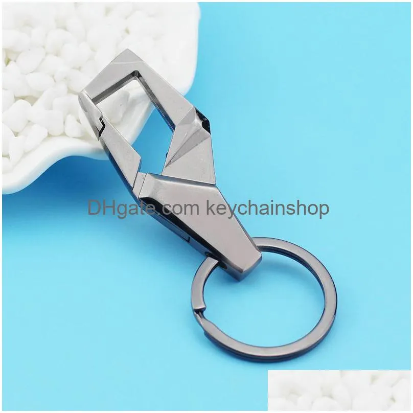 Ключевые кольца Car Keyring Mens Creative Metal Pendant Metal Dift Daination может быть настраиваемая логотип.