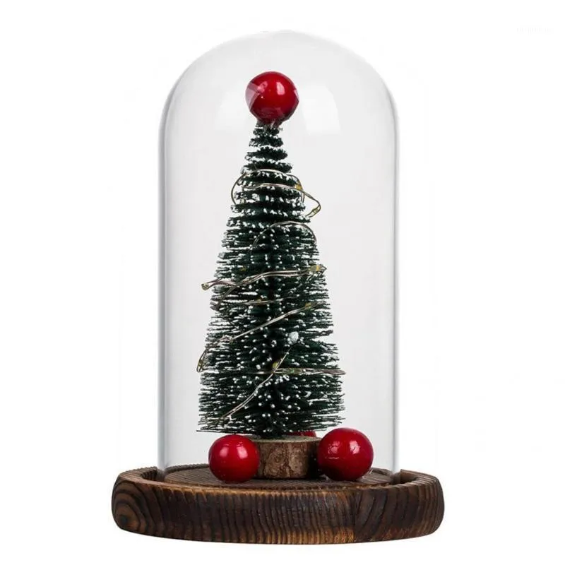 Juldekorationer Glass Dome String Lamp Led Tree Innovativt ljus