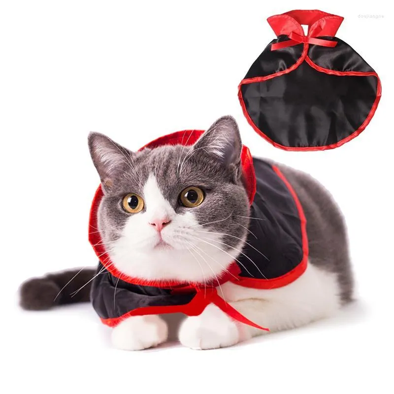 Cat Costumes Pet Dog Costume Halloween Cute Cosplay Vampire Cloak Cape For Small Dogs & Cats Accessories Supplies