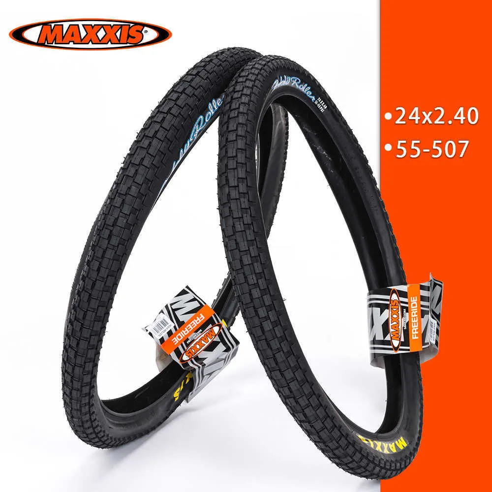 自転車タイヤMaxxis Holy Roller Wire Bead 24x2.40 55-507 60TPI BMXフリーライド自転車タイヤ0213