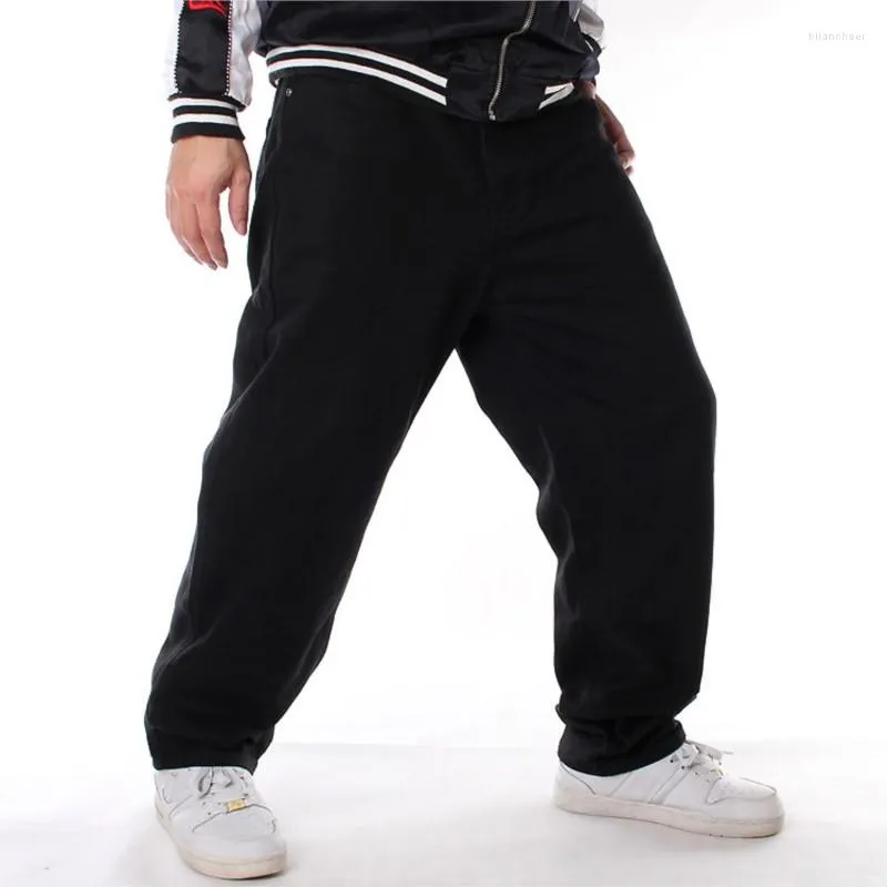 Мужские джинсы Hip Hop Board Shorts High Street негабаритный длинный 2023 год осень и зимний мужчина корейская мода свободные брюки.