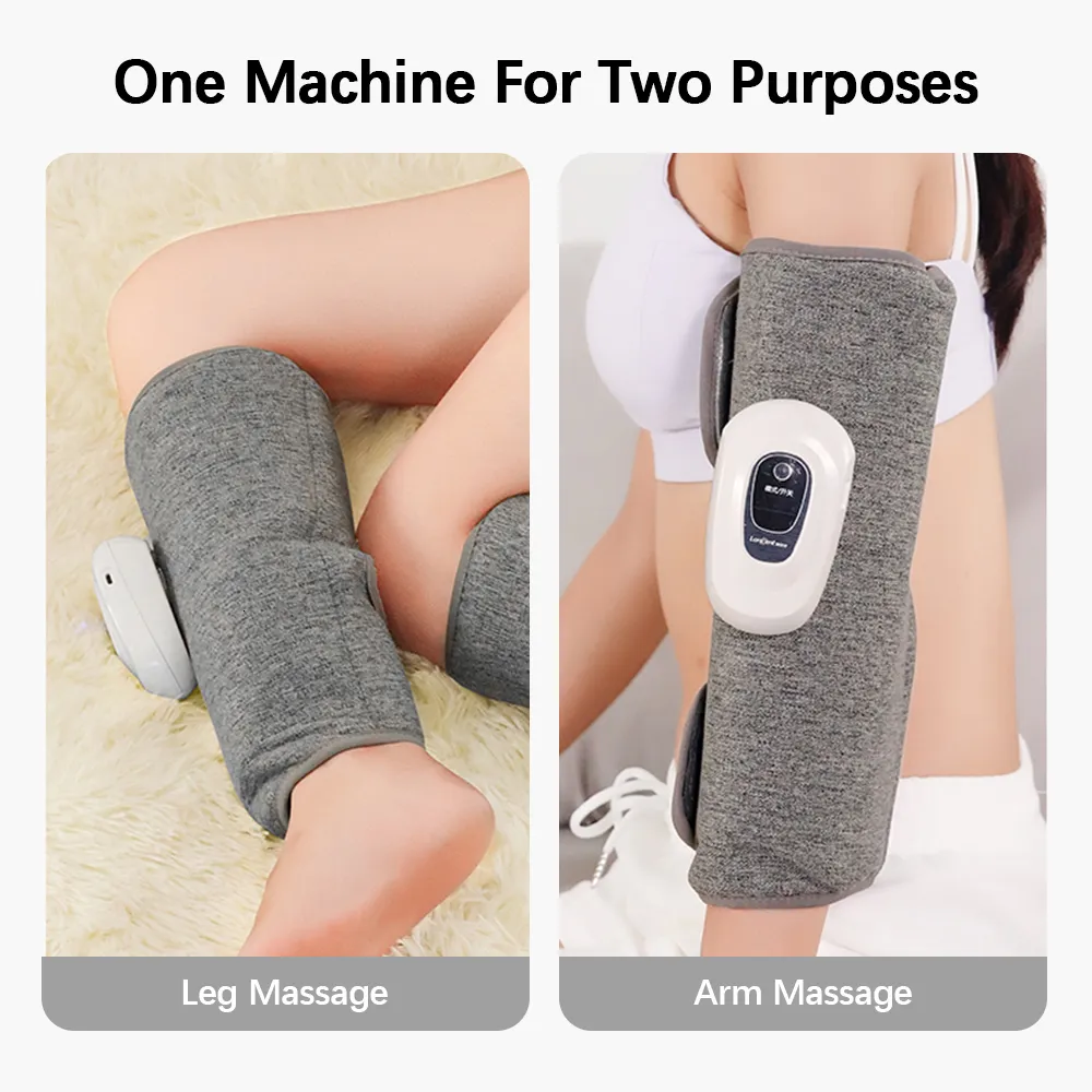 Masażer nóg bezprzewodowy inteligentny elektryczny masażer nóg 3 tryby ciśnienia powietrza masażer ramion cielę