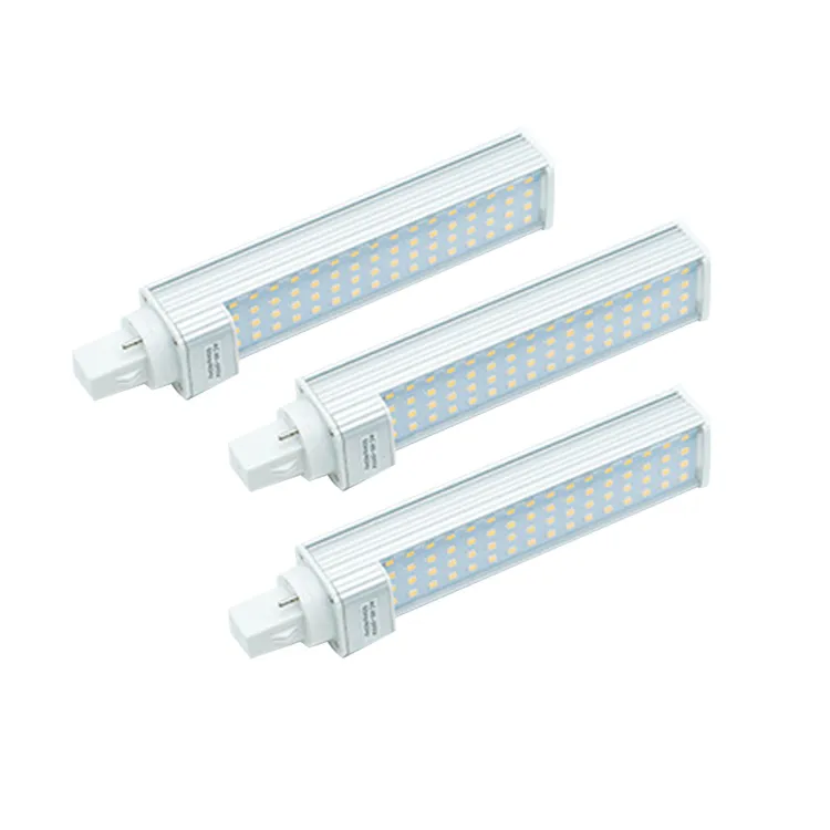 Ampoule G24 E26 5 W, lampes de rénovation horizontales enfichables à 2 broches, remplacement 9 W, 85 V-265 V, angle de vue de 180 °, ampoule encastrée, blanc chaud 3000-3500 K, usalight