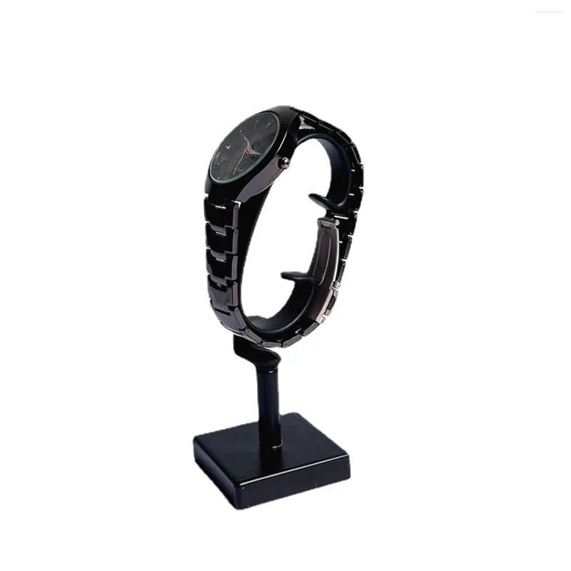 Scatole per orologi Espositore durevole Supporto per braccialetto regalo per scaffale di stoccaggio per braccialetto nero per vetrina