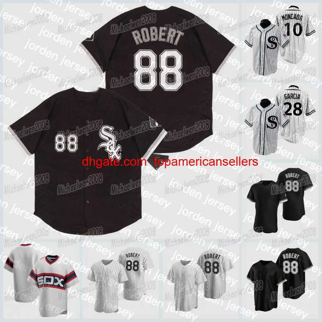 Maglie da baseball personalizzate 2021 maglia da baseball 10 Yoan Moncada 60 Keuchel 23 Edwin Encarnacion 88 RobertTim Anderson Eloy Jimenez Carlton F