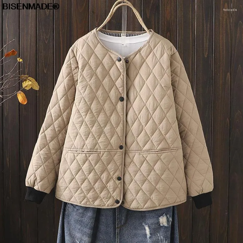 Outerwear Women Clothing Quilting Jacket Plus Size 2023 Autumn Winter Casual Long Sleeve Female Coat Baseball Uniform 9018