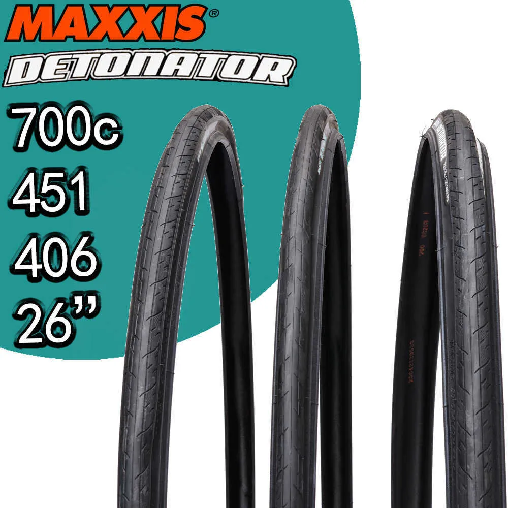 Cykeldäck Maxxis Detonator Wire Bead Road Cykeldäck av BMX 451 406 700C 26 tum Clincher 23C 25C 28C 0213