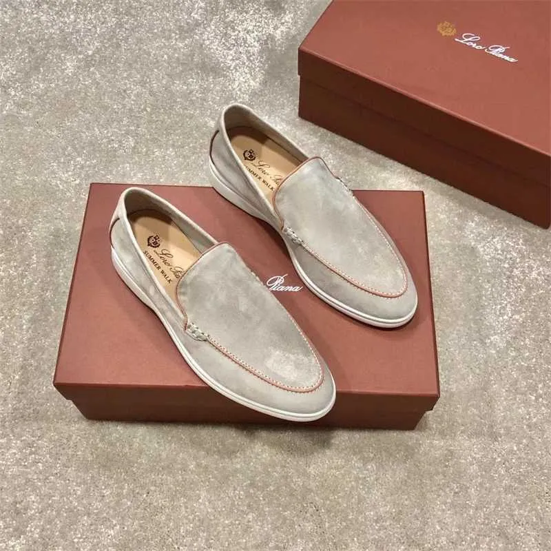 Italie Designer Loropiana Chaussures Ropia Chaussures pour femmes Chaussures pour hommes Chaussures porte-bonheur Talons plats Nouveau printemps / été 2023