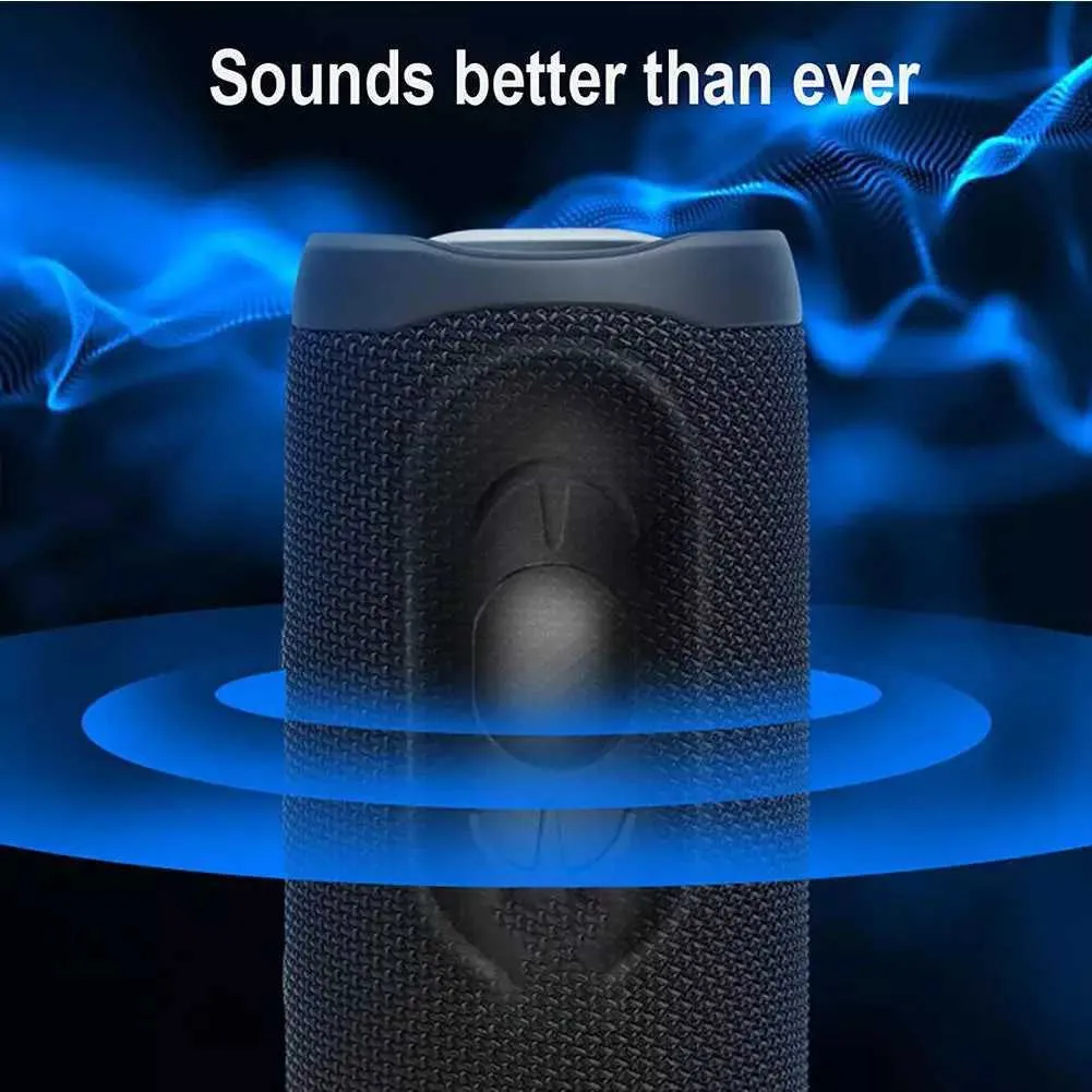 Portable Bluetooth Speakers Flip 6 Stereo Sound IPX7 Waterproof Wireless Bass for Outdoor, Indoor, Travel, Party - Black Portable Bluetooth Speakers Flip 6 Stereo Sound IPX7 Waterproof Wireless Bass for Outdoor, Indoor, Travel, Party - Black