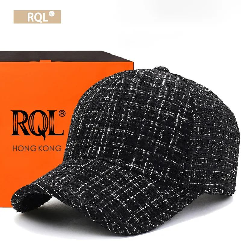 Kogelcaps mode honkbal pet voor dames dames warme winter hoed rooster outdoor luxe merk ontwerp plaid verstelbare trucker cap 230211