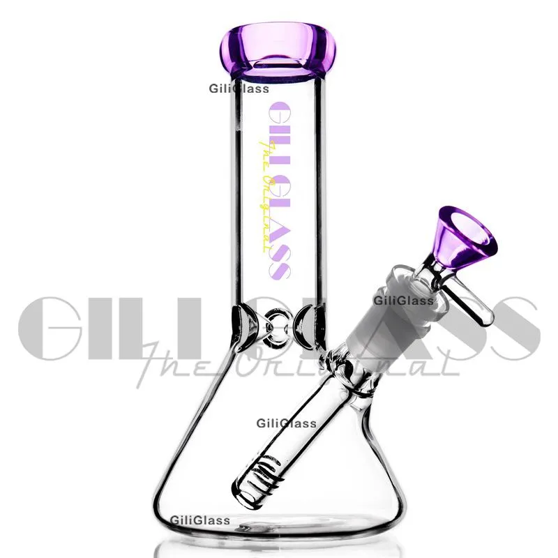 Hookahs beaker bong Zob Hitman dab rig mini bottom glass rasta small base Ice water pipes oil rigs heady bongs pipe Smoking Accessories