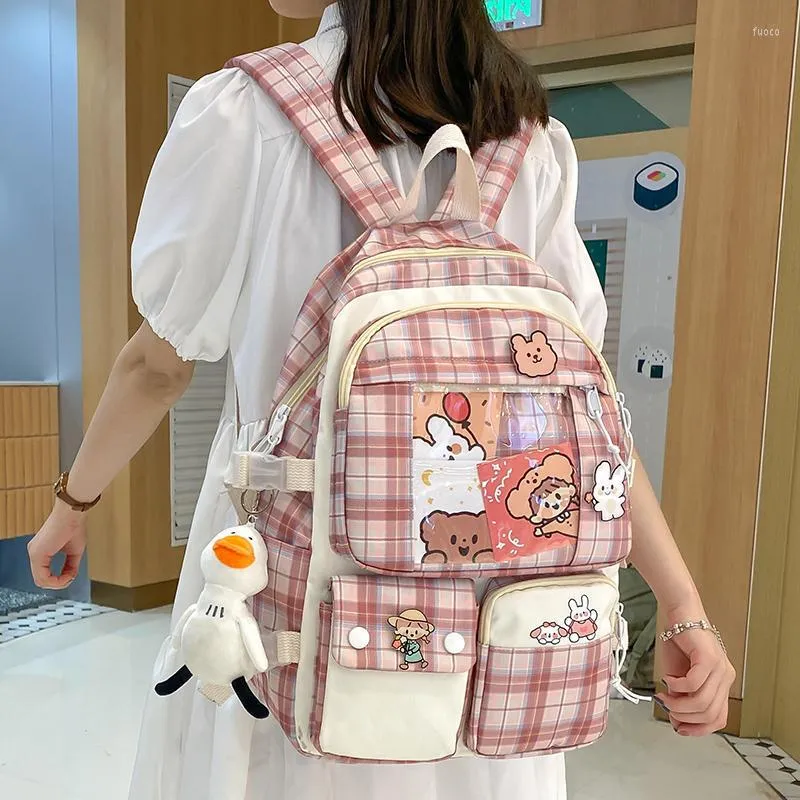 Backpack Drop 2023 Girls School Bags Students Junior High Shoulder Bag Cute Backpacks For Women