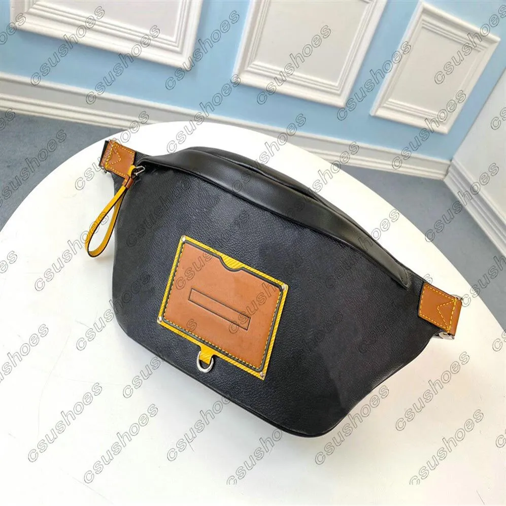 M45220ディスカバリーバンバグメンズウエストベルトバッグファニーパックガストンラベルEclipse Canvas Leather Cross Body Handbags Mini Tote Purse210G
