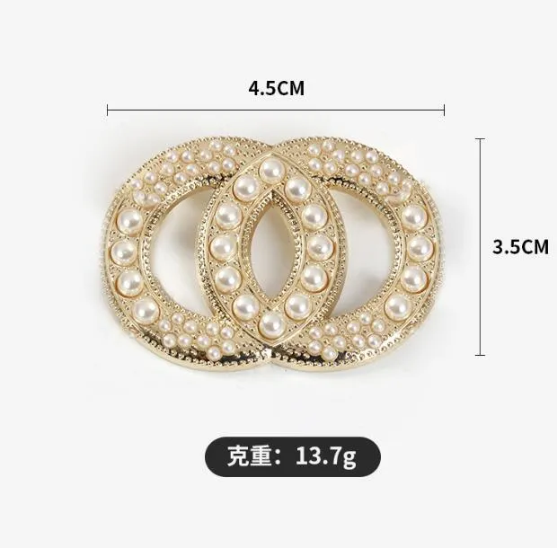 20Style Brand Designer C Double Letter Brouches Women Men Fulles Heart Rhinestone Rhinestone Crystal Pearl Brooch Suit Suit Suit Bin Pin Metal Fashion Association