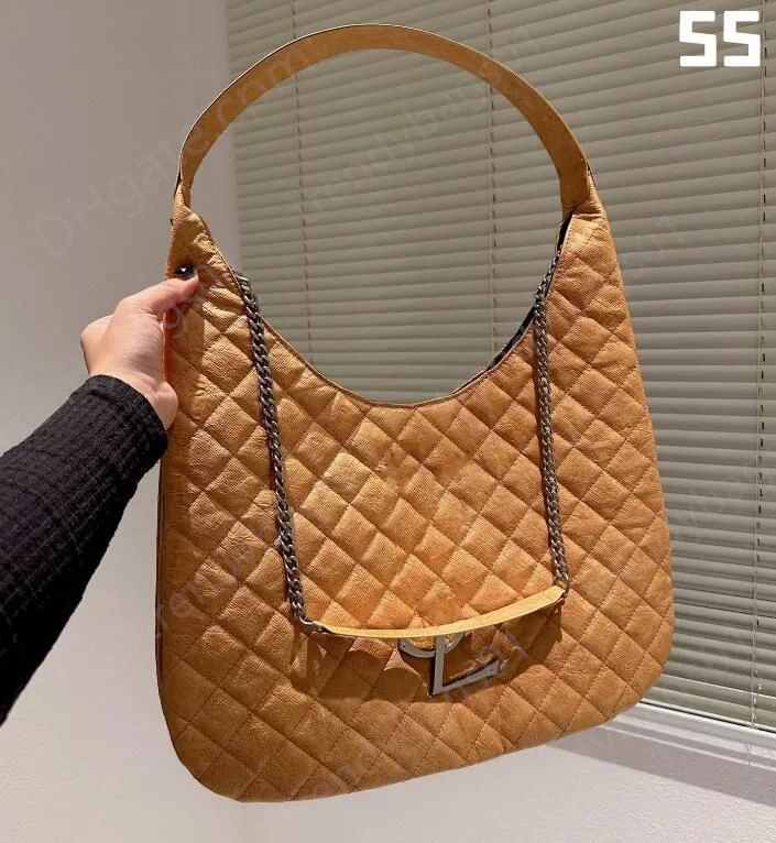 Büyük kadın moda çantaları çanta tasarımcısı tote çanta omuz deri zincir çanta elmas kafes kapasite cüzdanı lüks çantalar çapraz çantalar kadınlar için