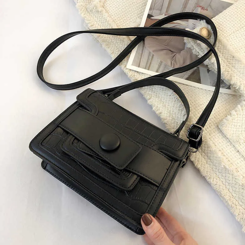 Unique Design Shoulder Crossbody Bags Totes For Women High Quality Pu Leather Stone Pattern Handbags And Purses With Top Handle