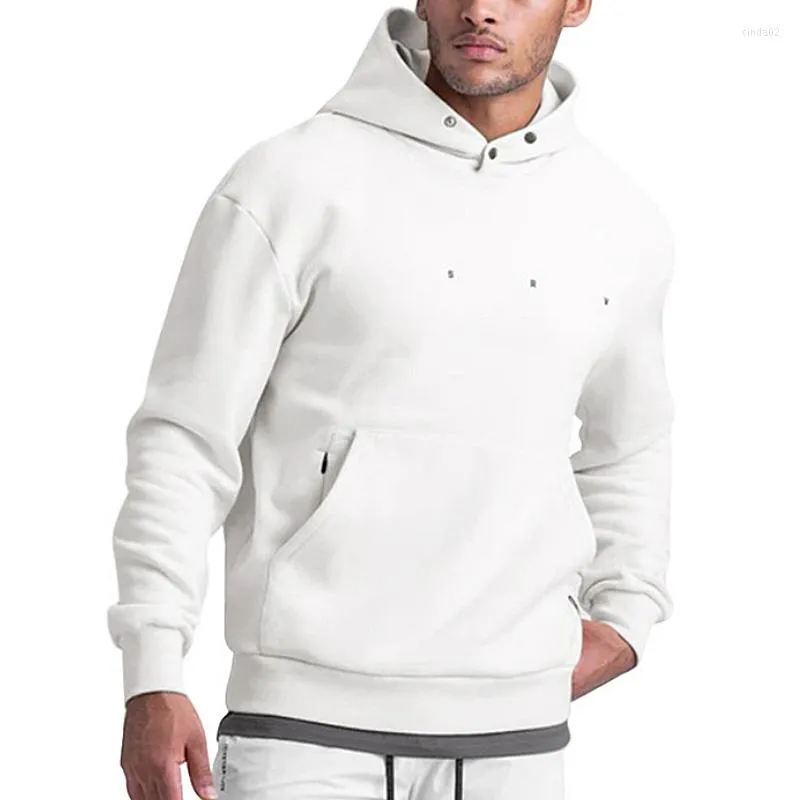 Sweats à capuche pour hommes Sweat à capuche pour hommes Casual Loose Lettre Imprimer Gymnases Fitness Pull Bodybuilding Jogging Sweat à capuche Sportswear