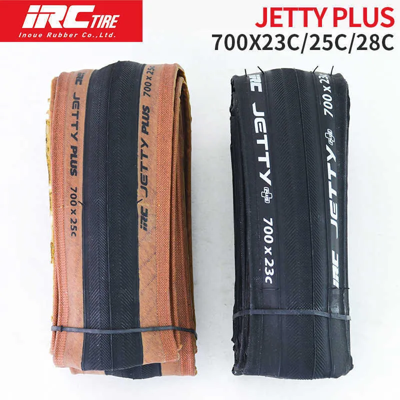 s ! IRC Bicycle Jetty plus Folding Yellow Edge 700 * 23 25 28C Vélo de route Pneu extérieur 0213