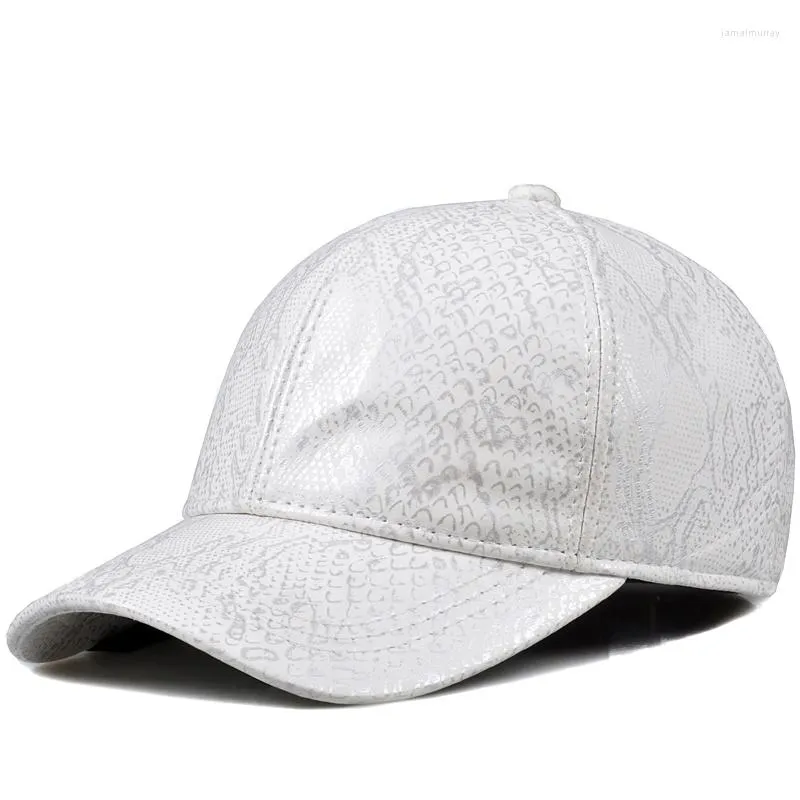 Ball Caps RY9183 Luxury Pattern Rrinted White Hats For Men Women Unisex Thin Hip Hop Baseball Casual Outdoor Genuine Leather Chapeau