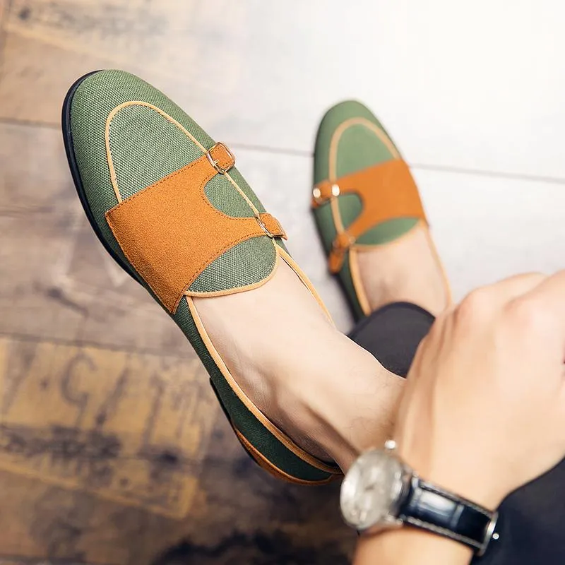 Scarpe eleganti Mocassini estivi in pelle da uomo Scarpe da ginnastica casual alla moda Streetwear Trend Scarpe da ginnastica da uomo italiane