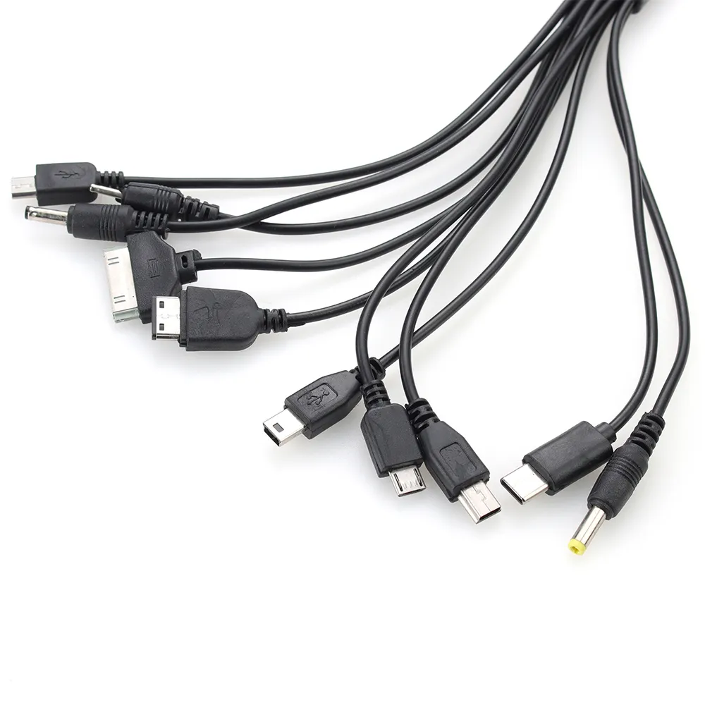 10 in 1 Multifunction USB Charging Cable Charge Line For Mobile Phone  Cord