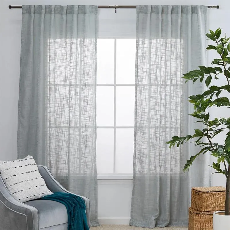 Curtain MoDRN Naturals Open Weave Panel Pair