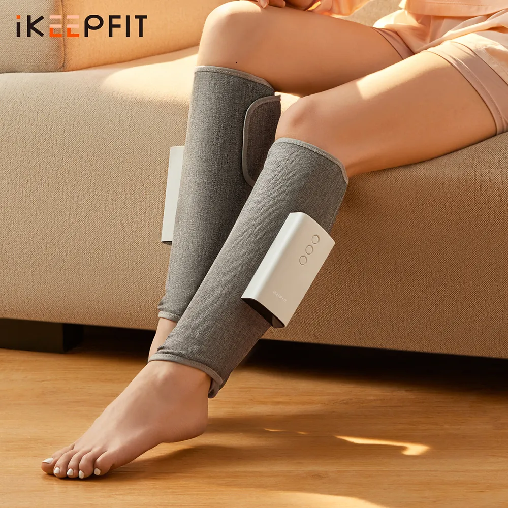 Leg Massagers Ikeepfit Electric Leg Massager Wireless met luchtcompressie oplaadbaar voor pijnverlichting kalf spiermoeheid ontspannen massage 230211