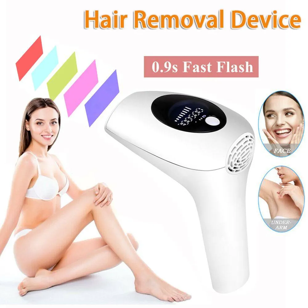 Sk￶nhetsartiklar 900000 blinkar sm￤rtfritt laserh￥rborttagningsmaskin Laserepilator H￥rborttagning Permanent Bikini Lip Armpit Arm Trimmer Electric Depilador Laser