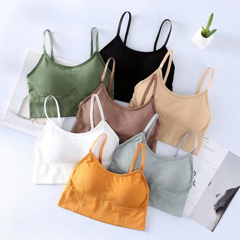 Tenue de yoga Soutien-gorge de sport pour femmes sans fil Confort Sommeil Plus Taille Soutien-gorge d'activité d'entraînement avec chemises tuniques sans manches non amovibles