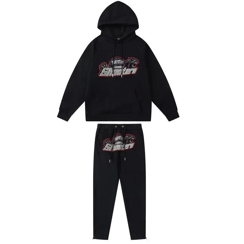 Hoodie Trapstar Full Tracksuit Rainbow Towel Embroidery Decode Hooded Tracksuit Mens And Womens