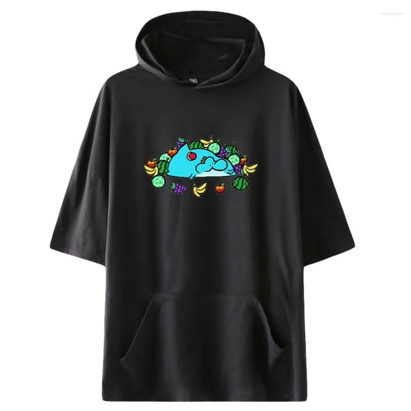 Men's T Shirts Terminal Montage 2D Men/Women Hooded Tshirt Solid Color T-shirts Summer Short Sleeve