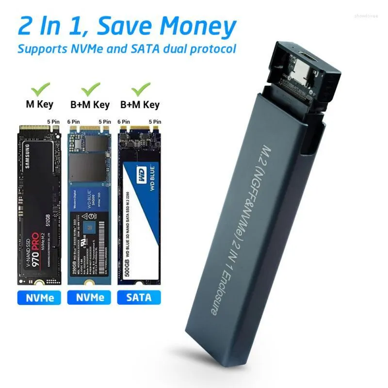 Компьютерные Кабели M.2 NVME SSD До USB 3.1 CASE 10 Гбит / С.