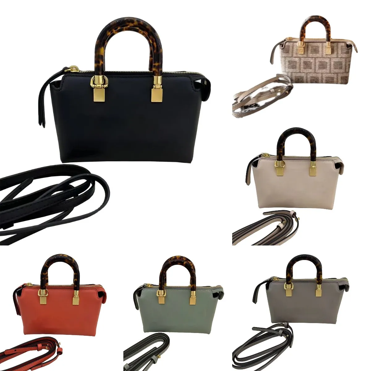 Womens Leather Evening Bags 2024 Fashion Messenger Tote Handbags From