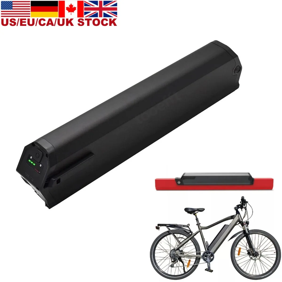 NCM Moskou Ebike-batterij 48V 16Ah 17.5ah Reention Dorado-batterij 36V 19.2Ah 21Ah Elektrische fietsbatterijenpakket voor 1000W 500w 750w met 3A-oplader