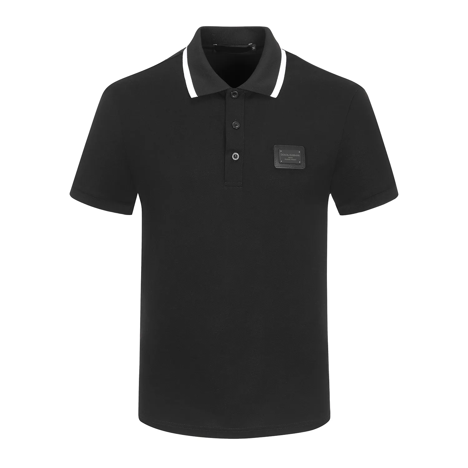 Mens Designer Golf Polos For Men Black And White, Light Luxury, Short ...