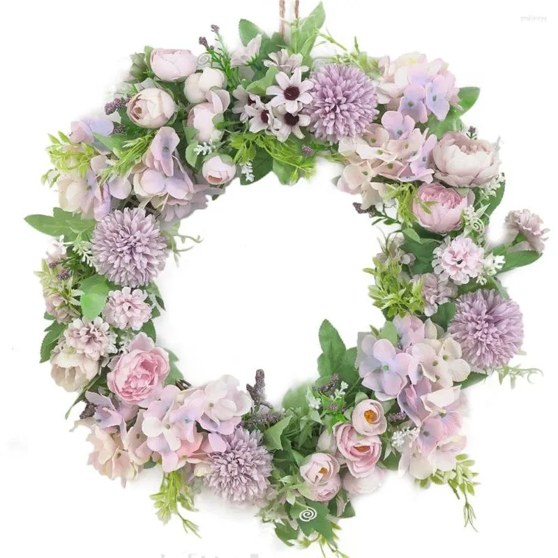 Dekorative Blumen Pfingstrose Kranz Blume Haustür Herbst Herbst Kränze für Hochzeit Wand Indoor Outdoor Dekor