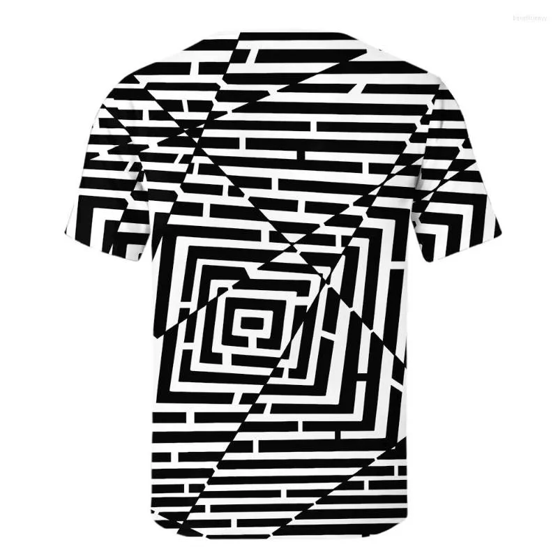 Camisetas masculinas 2023 Produto visual 3D Impressão digital Verão T-shirt de mangas curtas adultas suporta personalização