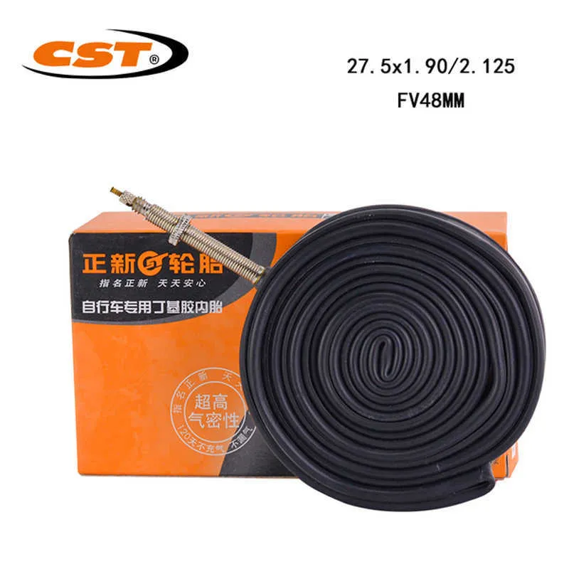 S CST 27,5 polegadas interna 27,5*1.5/1,75 27,5*1,90/2.125 FV/SV Válvula MTB Câmera de bicicleta de bicicleta de bicicleta de bicicleta Peças de tubo de pneu 0213