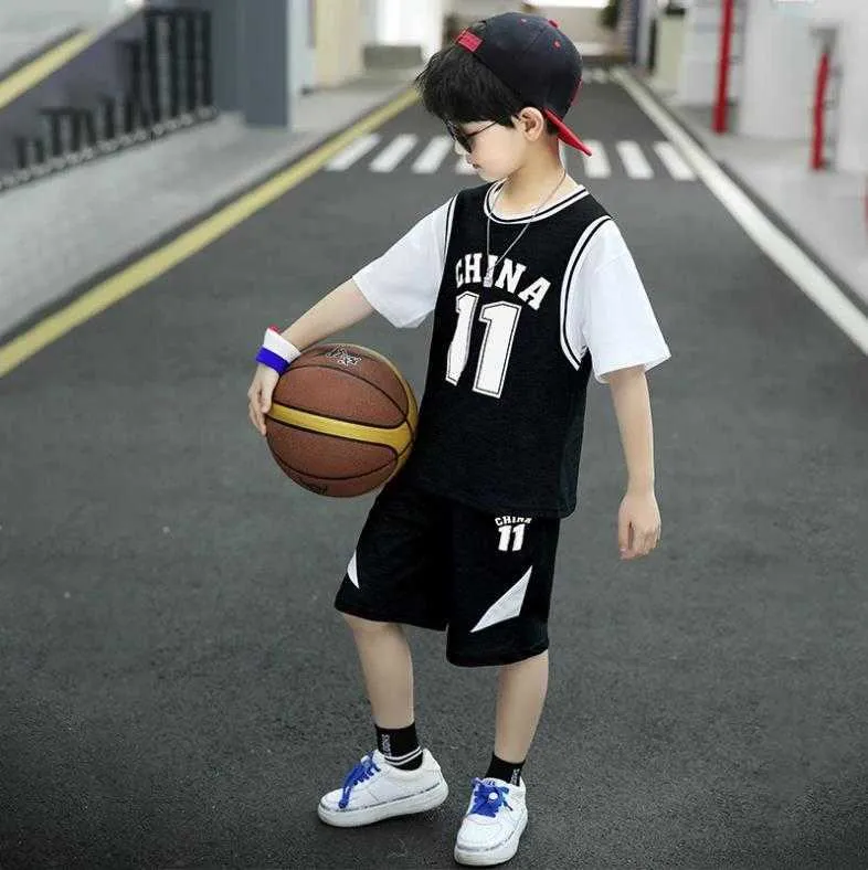 Summer Sports Youth Basketball Set For Kids Sweatabsorbent T