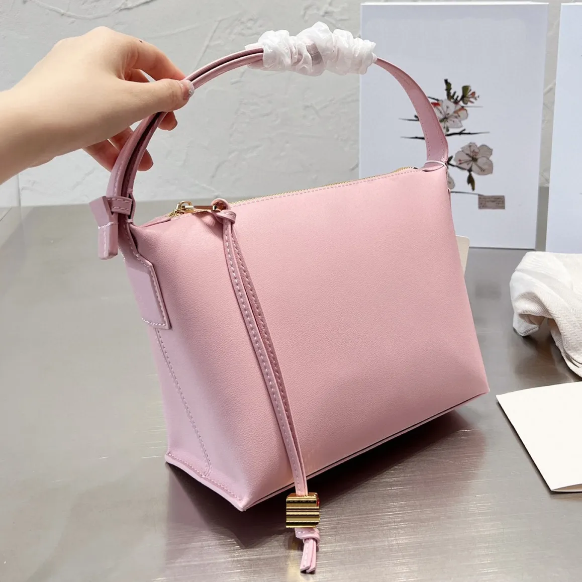 L Brand Designer Pink Tote Facs for Women Brand High Quality Handbag Fashion Classic Large Lady Lady Lady Lold Handbags Totes 230711