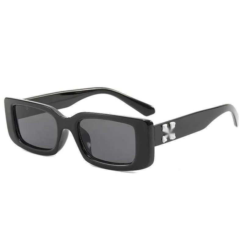 Mode Zonnebril Designer Off Brand White Top Arrow X Frame Eyewear Street Men Women Hip Hop Sunglasse Mens Dames Sports Travel Sun Glazen met originele doos