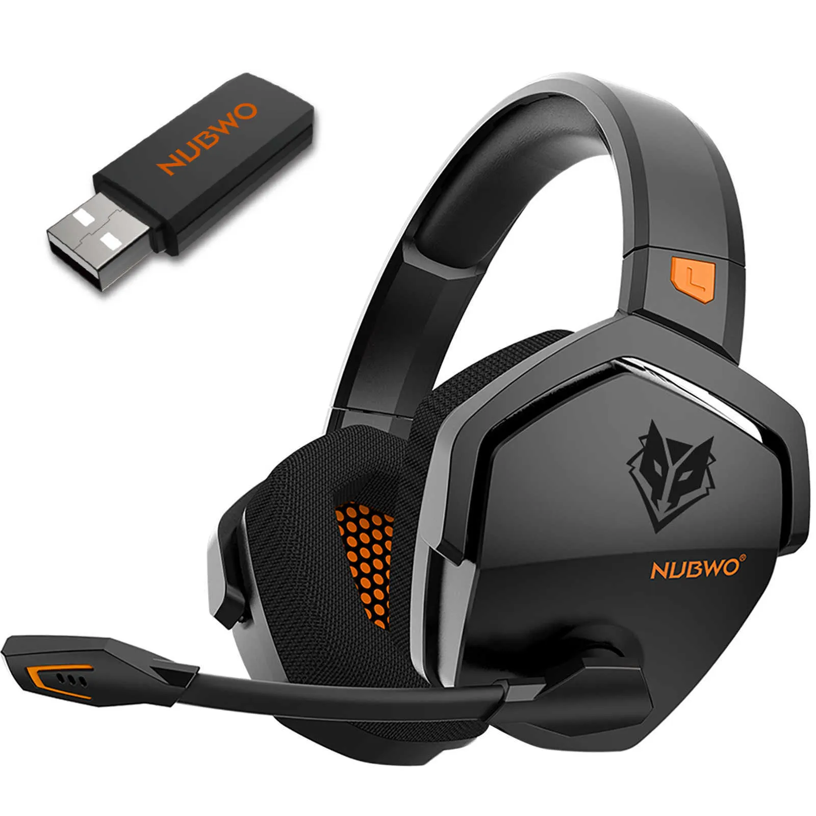 Headsets NUBWO G06 24G Wireless Gaming Headset 35mm Wired Sport